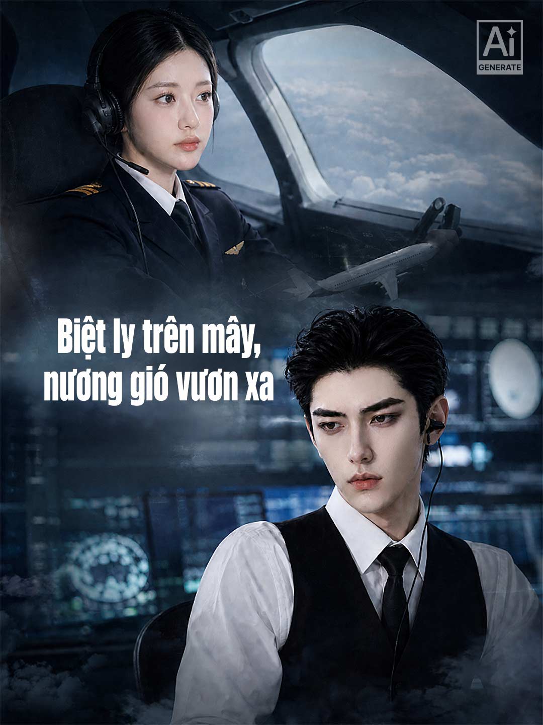 Poster phim ngắn Biệt ly trên mây, nương gió vươn xa