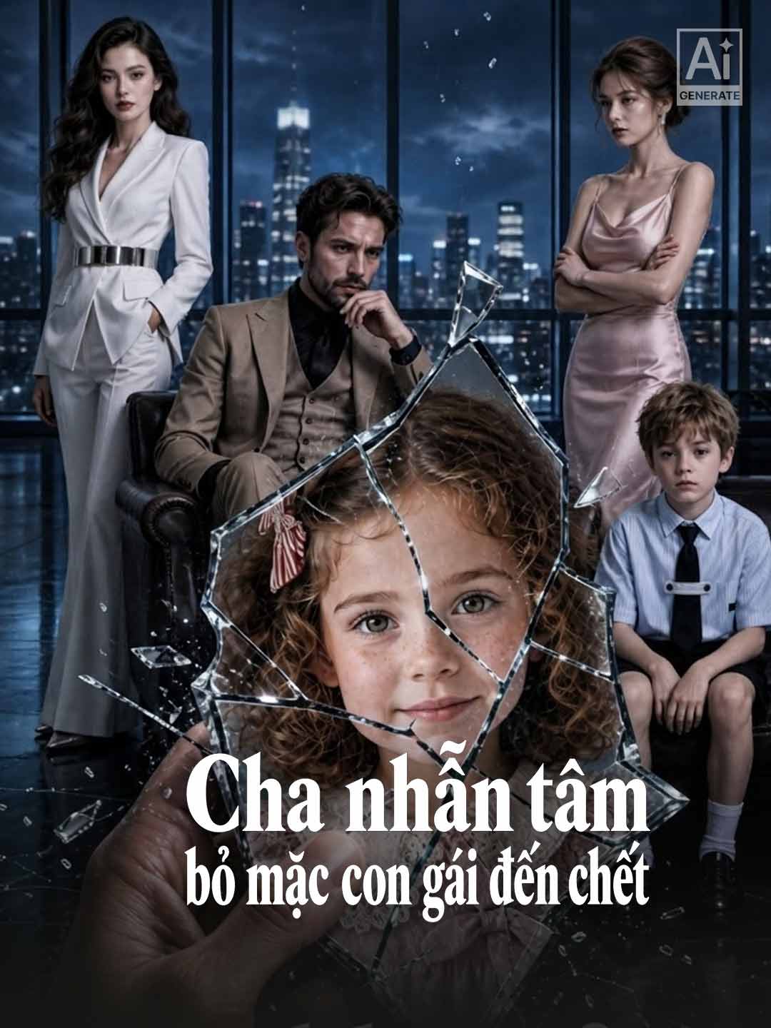 Poster phim ngắn Cha nhẫn tâm bỏ mặc con gái đến chết