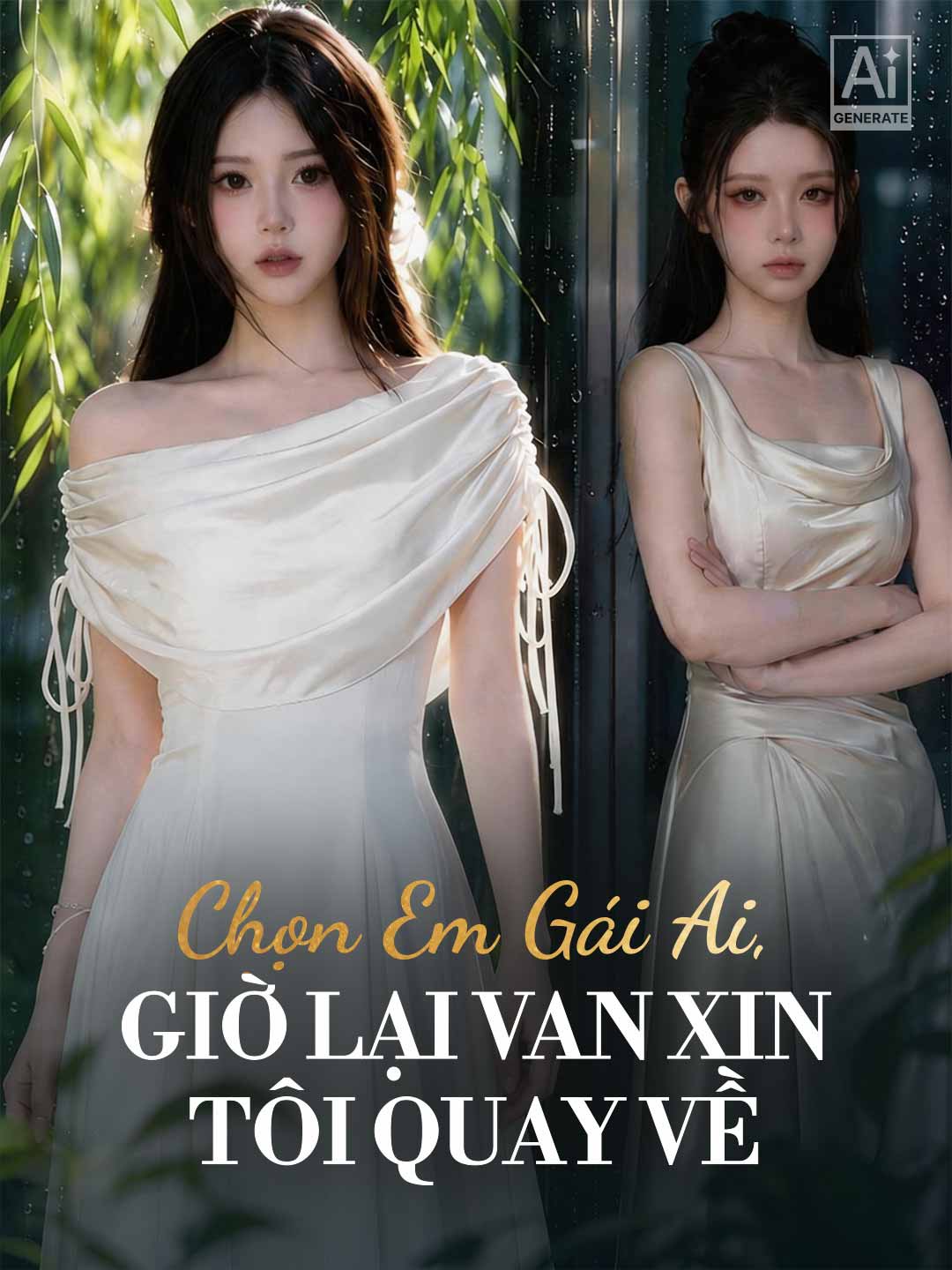 Poster phim ngắn Chọn Em Gái AI, Giờ Lại Van Xin Tôi Quay Về