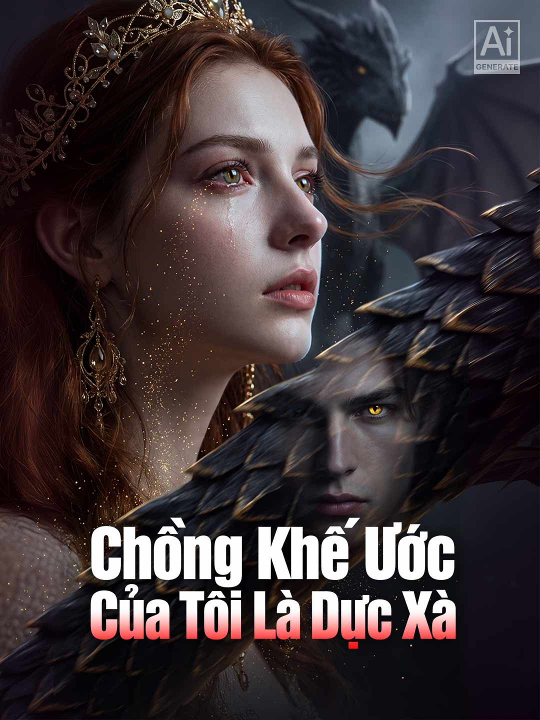 Poster phim ngắn Chồng Khế Ước Của Tôi Là Dực Xà