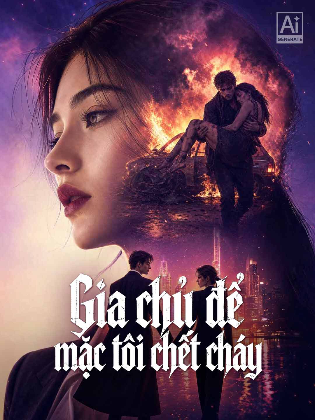Poster phim ngắn Gia chủ để mặc tôi chết cháy