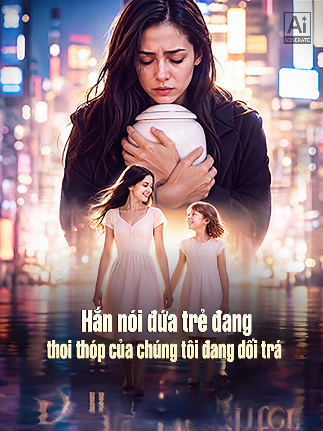 Poster phim ngắn Hắn nói đứa trẻ đang thoi thóp của chúng tôi đang dối trá