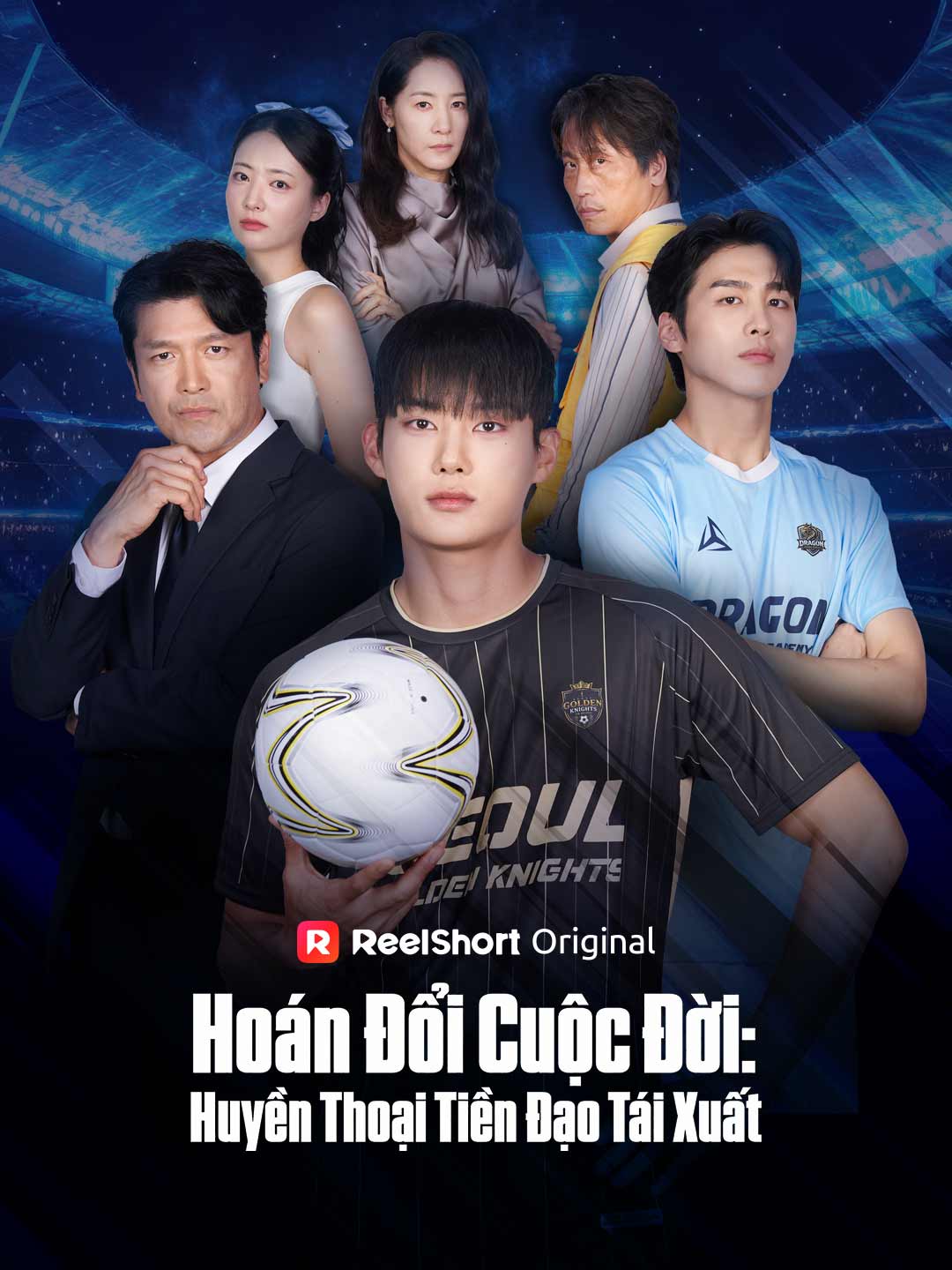 Poster phim ngắn Hoán Đổi Cuộc Đời: Huyền Thoại Tiền Đạo Tái Xuất