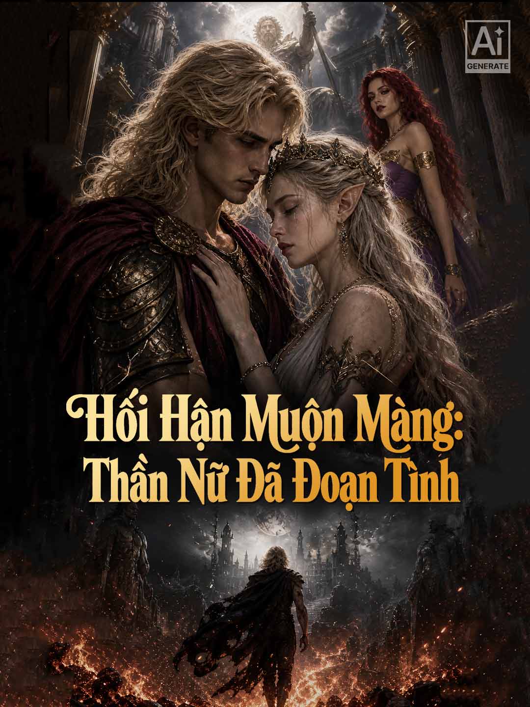 Poster phim ngắn Hối Hận Muộn Màng: Thần Nữ Đã Đoạn Tình
