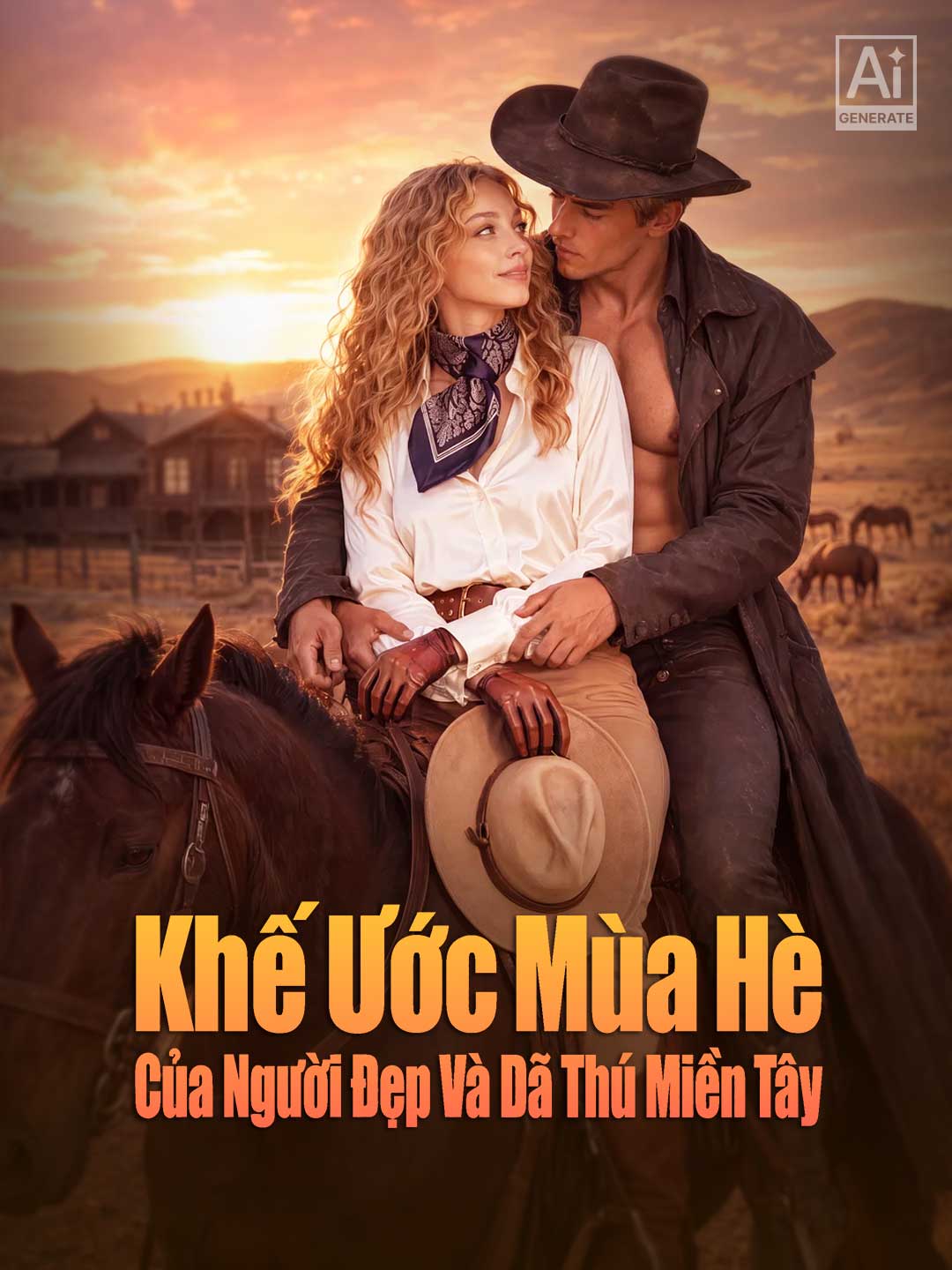 Poster phim ngắn Khế Ước Mùa Hè Của Người Đẹp Và Dã Thú Miền Tây