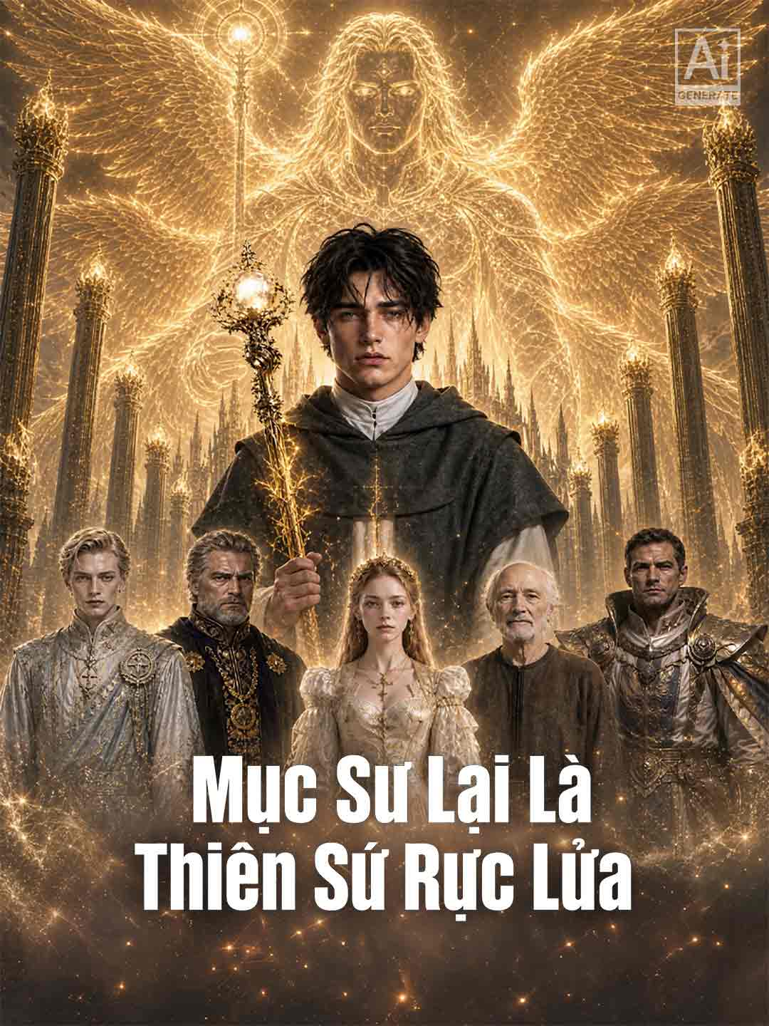 Poster phim ngắn Mục Sư Lại Là Thiên Sứ Rực Lửa