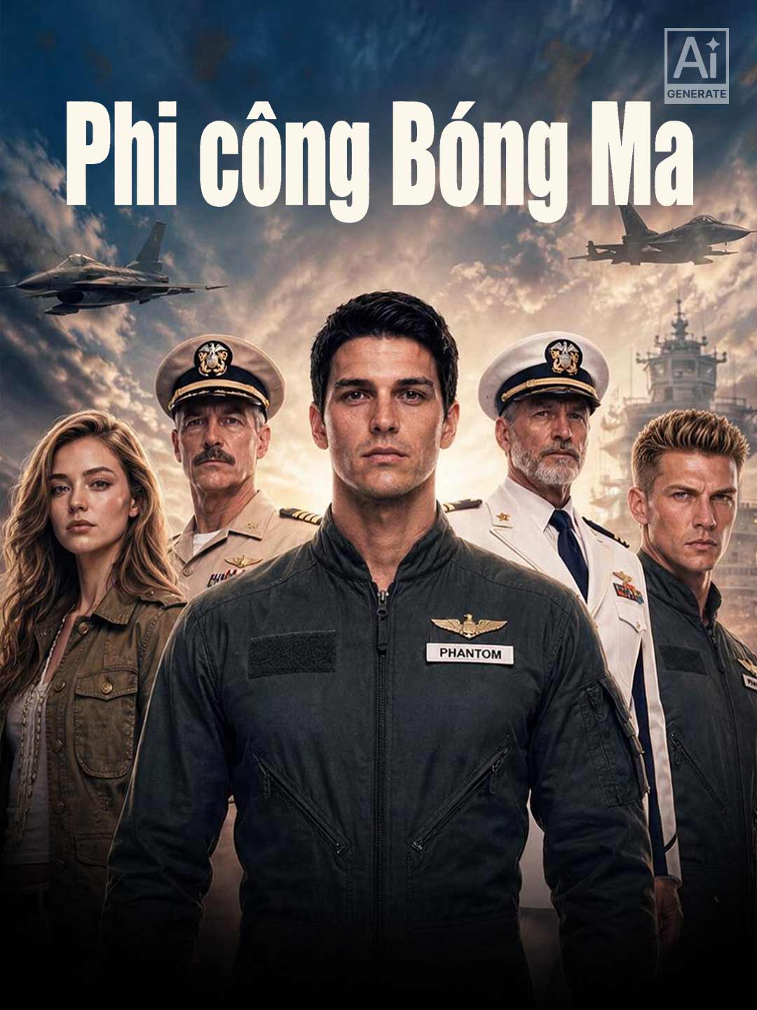 Poster phim ngắn Phi công Bóng Ma