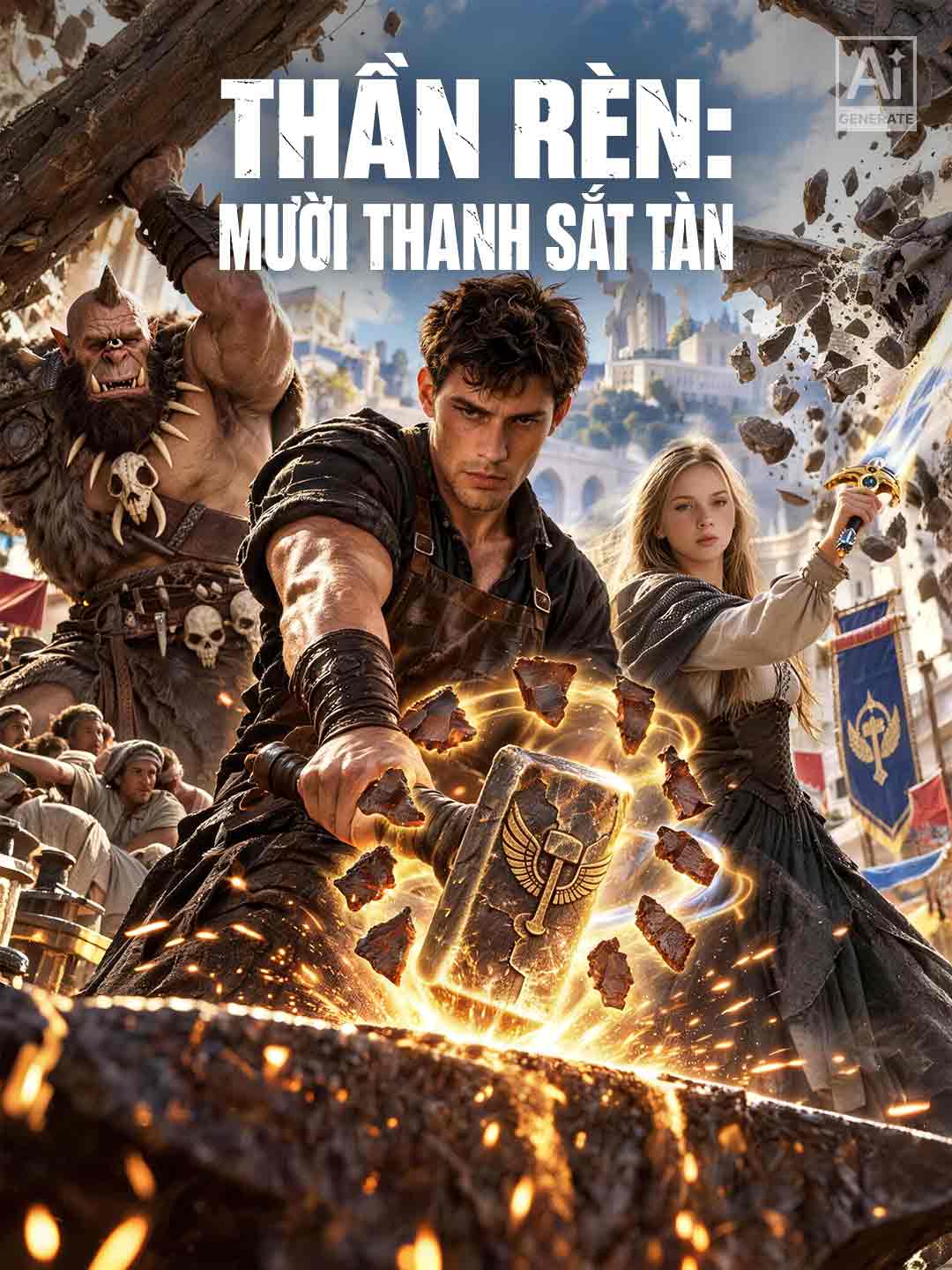 Poster phim ngắn THẦN RÈN: MƯỜI THANH SẮT TÀN
