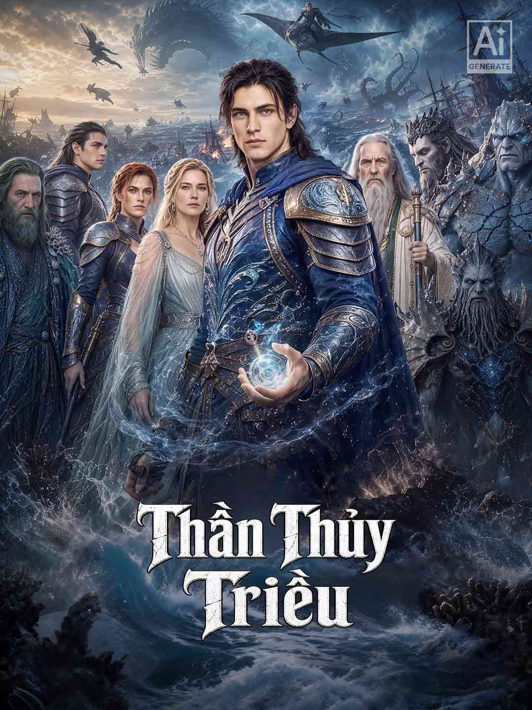 Poster phim ngắn Thần Thủy Triều