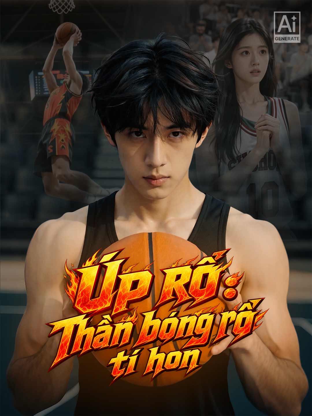 Poster phim ngắn Úp rổ: Thần bóng rổ tí hon
