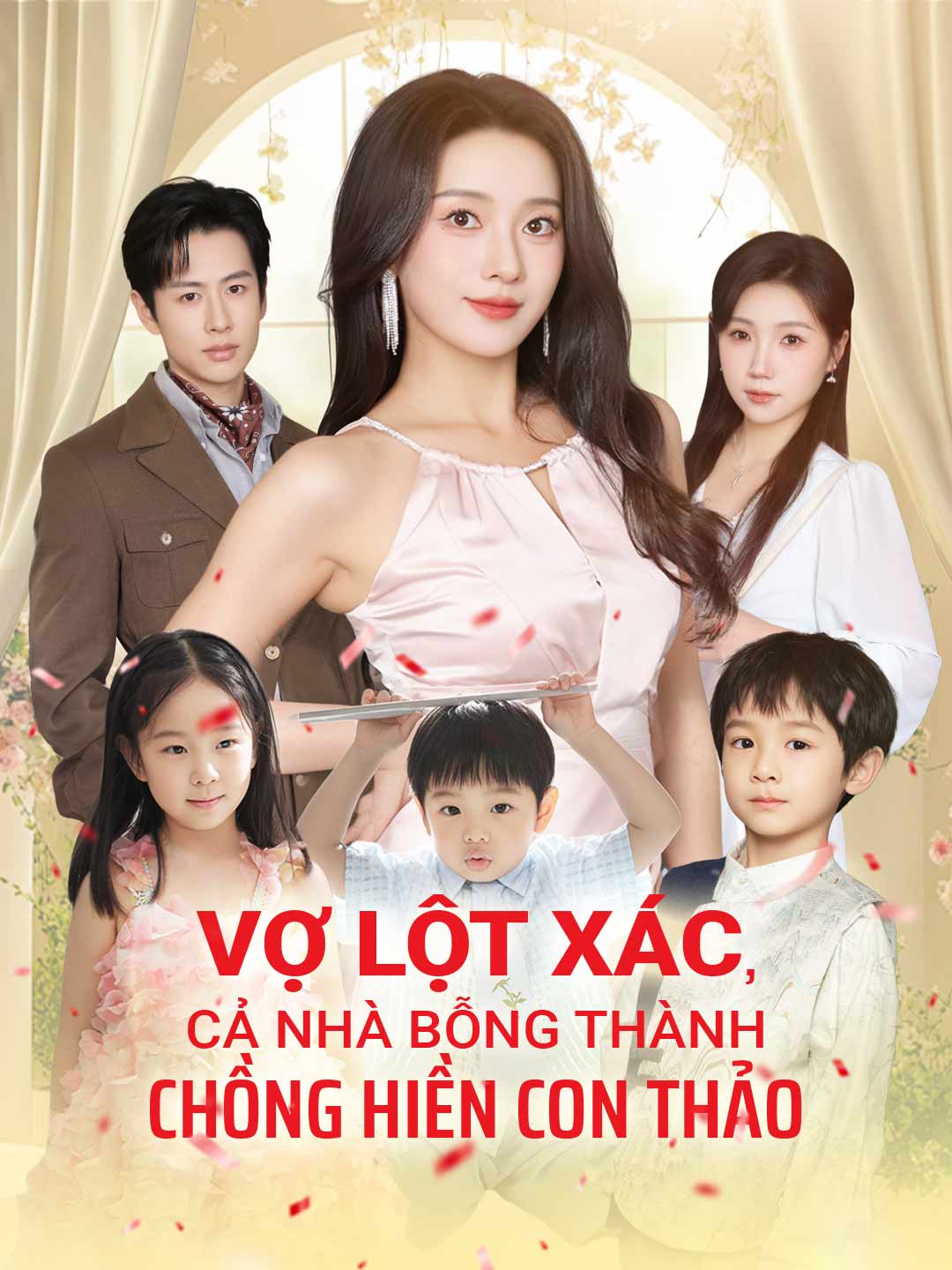 Poster phim ngắn Vợ Lột Xác, Cả Nhà Bỗng Thành Chồng Hiền Con Thảo