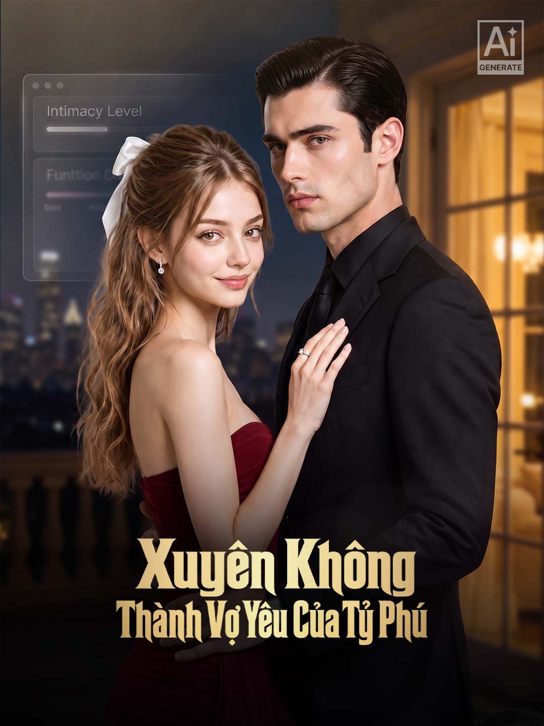 Poster phim ngắn Xuyên Không Thành Vợ Yêu Của Tỷ Phú